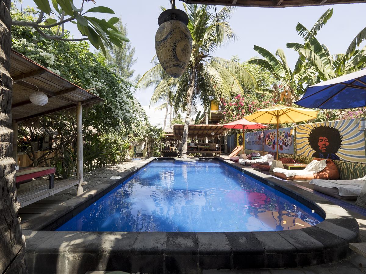 Готель Woodstock Gili - Garden And Bungalows Гілі-Траванган Екстер'єр фото