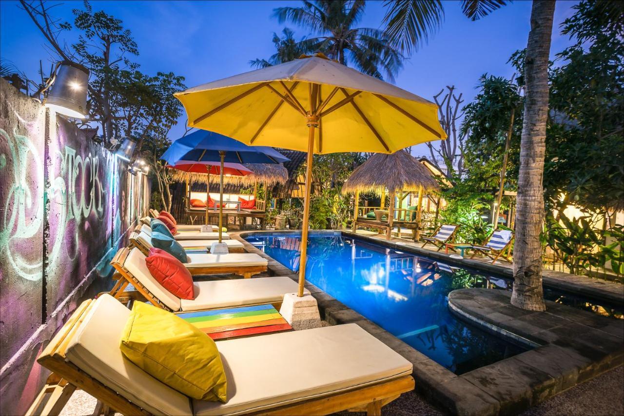 Готель Woodstock Gili - Garden And Bungalows Гілі-Траванган Екстер'єр фото
