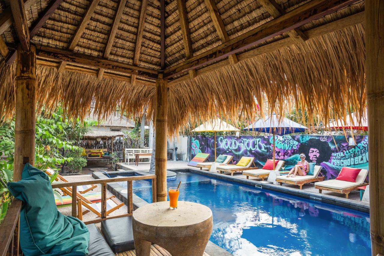 Готель Woodstock Gili - Garden And Bungalows Гілі-Траванган Екстер'єр фото